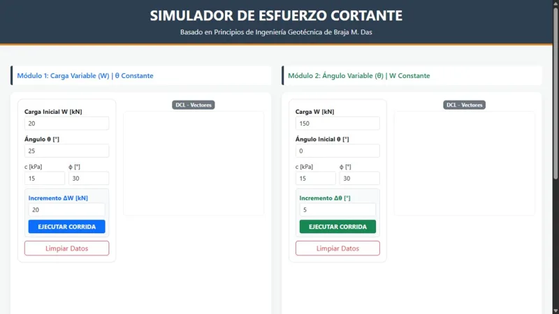 Vista previa de Simulador Interactivo de Plano Inclinado